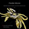 2PCS Soft Simulation Rubber Crab Silicone Fishing Trap Tackle Durable Sea Fishing Bait  Fishing