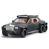 1/32 Scale Rolls Royce Phantom 6X6 Modified Alloy Diecast Metal Model Car Sound & Light Hobby Collectibles Holiday Gifts for Boyfriend