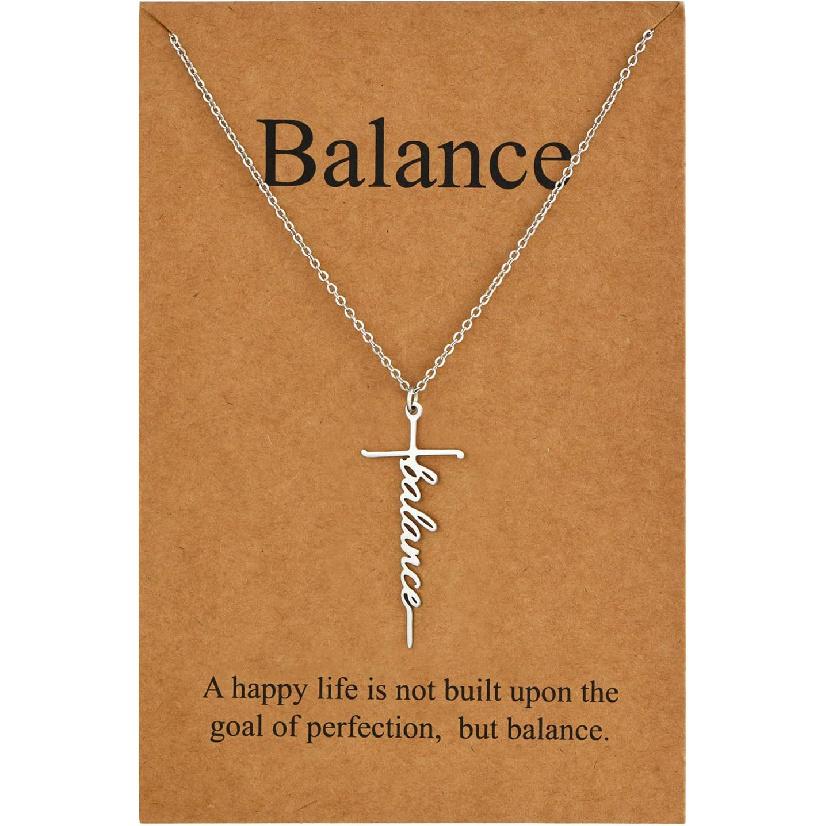 Lcherry Faith Cross Pendant Necklace for Women Religious Christian Jewelry Birthday Christmas Gifts for Women