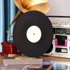 Виниловые пластинки DIY Декорации «С Днем Рождения» Альтернативы Книге Гостей с Декоративными Наклейками, Ручками и Подставкой для Дисплея