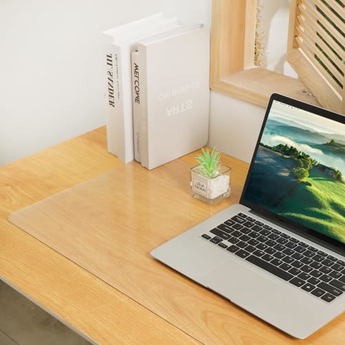 Прозрачная тисненая скатерть, 50x80 см, ПВХ толщиной 1,5 мм, для письменных столов, ковриков для мыши и детских столов. Водонепроницаемый, Пятноустойчивый, Прочный, Тепло-Ре