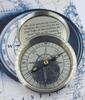 Морской компас ручной работы из латуни и никеля с гравировкой стихотворения — 8,5 см, старинный навигационный инструмент