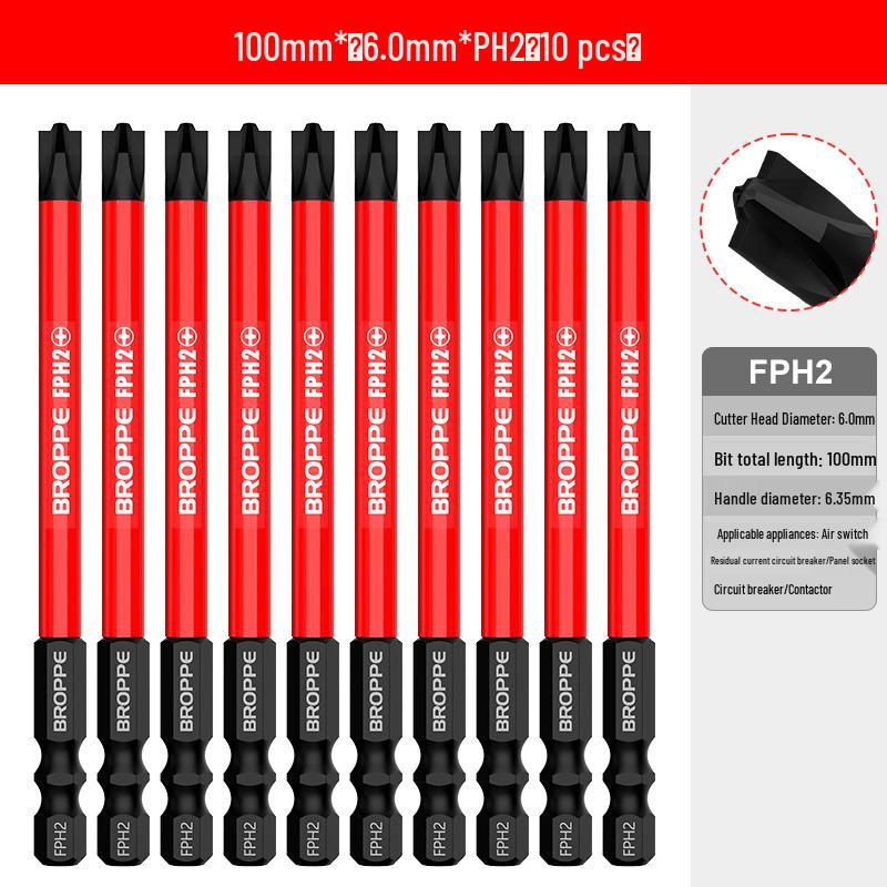 Улучшенная магнитная не скользящая электрическая насадка-отвертка для воздушных и панельных переключателей