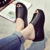 Women's Sandals Slippers New Summer Fashion Slotted Wedge Heel Beach Shoes