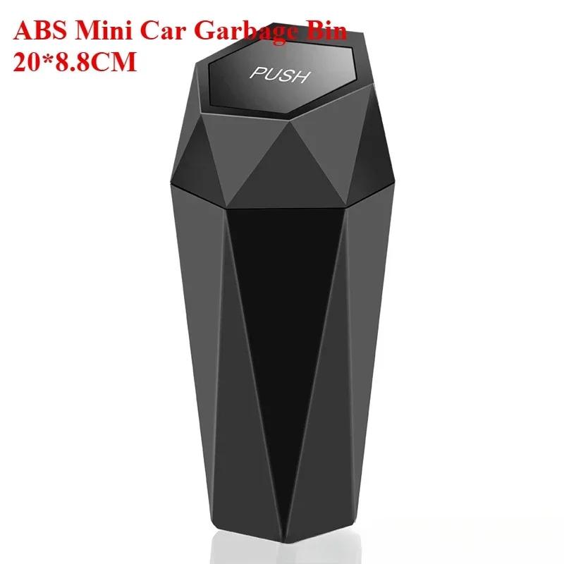 Car Trash Can Portable Durable Foldable Hanging Car Storage Bucket Chair Back Oxford Cloth Storage Bag Trash Can 1pc