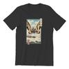Men's T-shirt Irradiated Kaiju Ukiyo E Essentials Funny Short Sleeve T-shirts Men Cotton Tshirt Tees Tops Harajuku Streetwear
