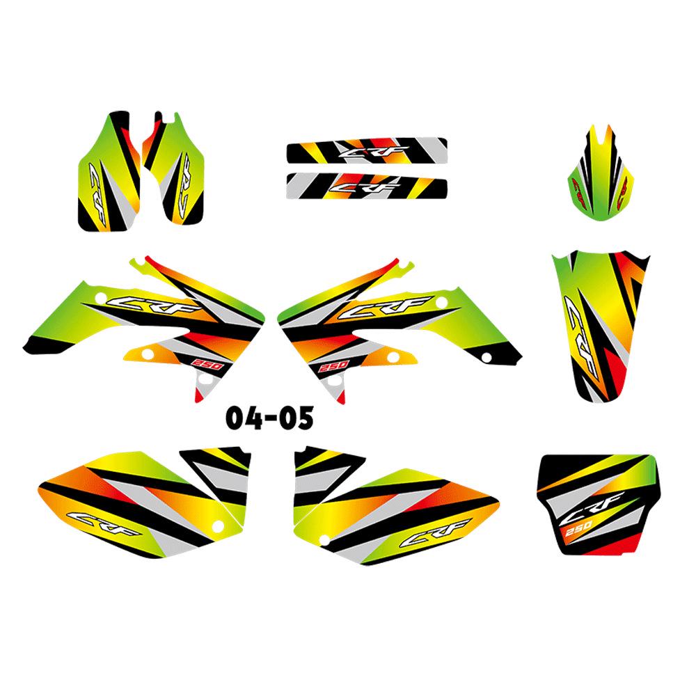 Наклейки для CRF250R CRF250 Off-Road (2004-2009)
