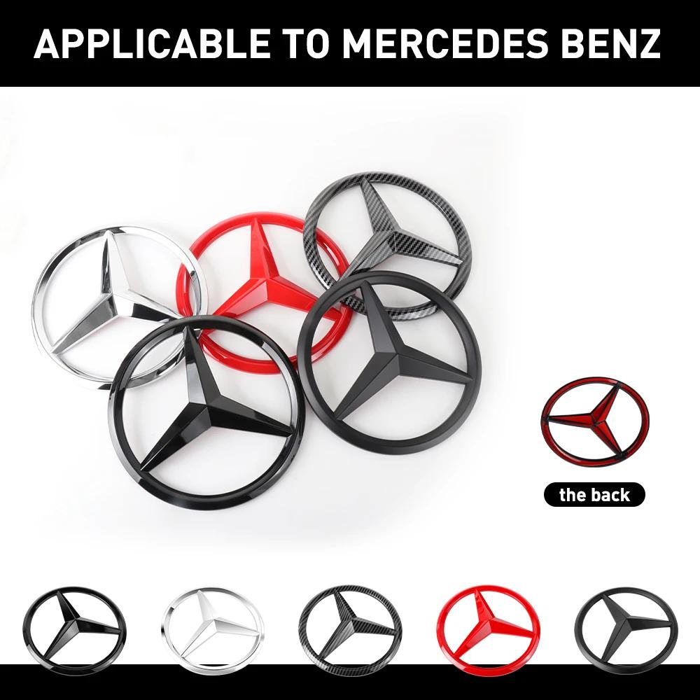 18.8 Car Front Grille Large Badge Decal for Mercedes Benz GLA GLB AMG GLS G C E GLE GLB A AMG Cover Decoration Accessories
