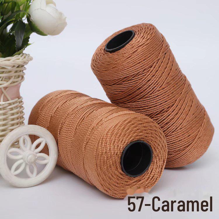 Ice Hemp Yarn: 3-Strand Hand-Woven Crochet DIY Kit
