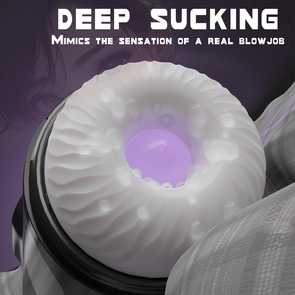 4-in-1 Automatic Male Masturbator with Sucking Heated Vibration and Penis Pump Ultimate Male Pleasure Toy Male Adult Toys