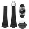 Ремешок для часов с быстрой заменой для серии Tissot PRX 11 мм 12 мм T137.407/T137.410 Super Player Фторкаучук FKM Ремешок Браслет