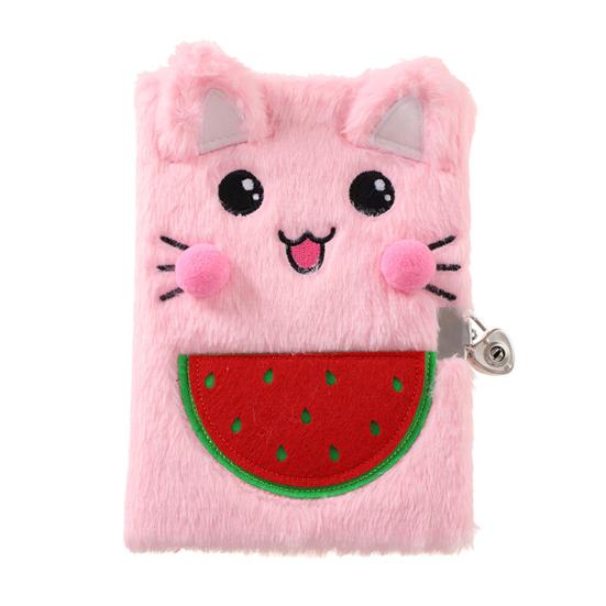 Дневник для девочек, размер А5, плюшевый блокнот с замками, 80 листов, бумажный журнал, блокнот для письма, блокнот для рисования, подарочный набор для детей на день рождения