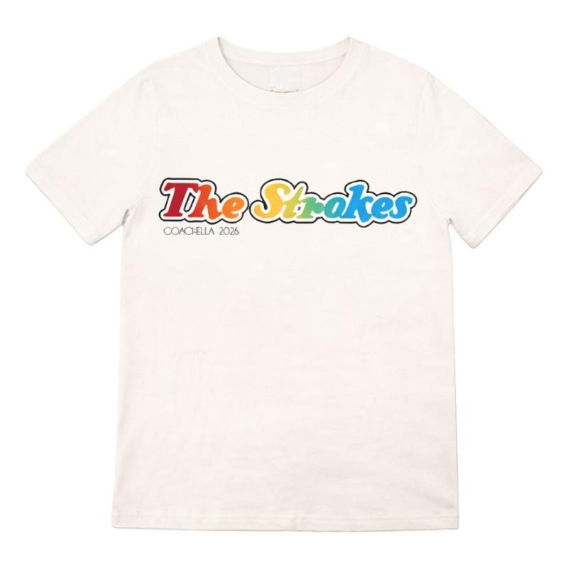 The Stroke 1Coachella Gradient Natural T-shirt S-5XL