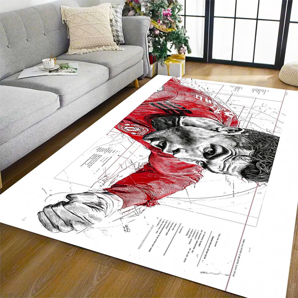 Juventus Star Action Carpet Perfect for Dining Room Outdoor Hallway Study room Antislip Carpet Anime Office Decor Birthday/Christmas Gift