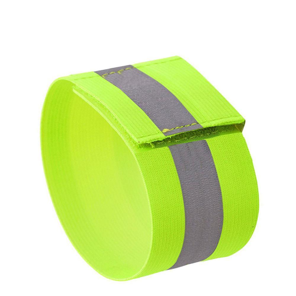 High Visibility Armbands, Elasticated Ankle Bands Hi Vis Reflective Running Armbands Wristbands Reflector Strips Safety Bands