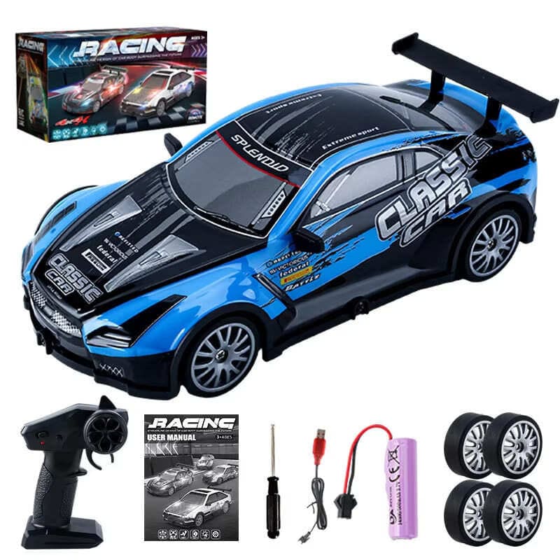 Новая детская гоночная машинка AE86 RC 1:20 Полноприводный 2.4G высокоскоростной GTR электрический высокоскоростной дрифт-кар детский подарок