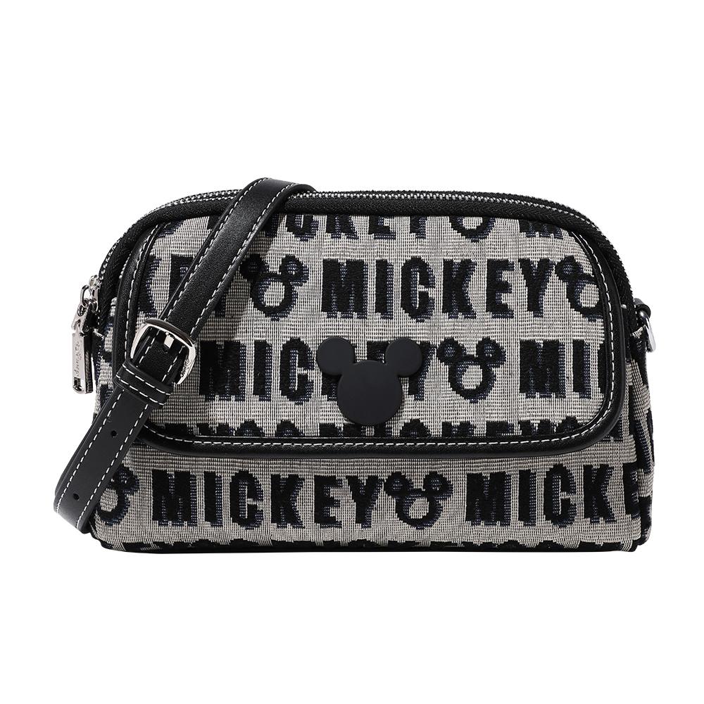 New Disney Mickey Series Fabric Shoulder Bag, Crossbody Bag, Shoulder Bag Regular Women's Black BMK-71659B