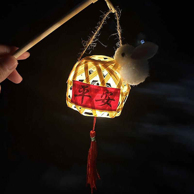 1 шт., декоративная корзина, садовый детский бамбуковый фонарь, ретро, уличный, свадебный, портативный Hanfu