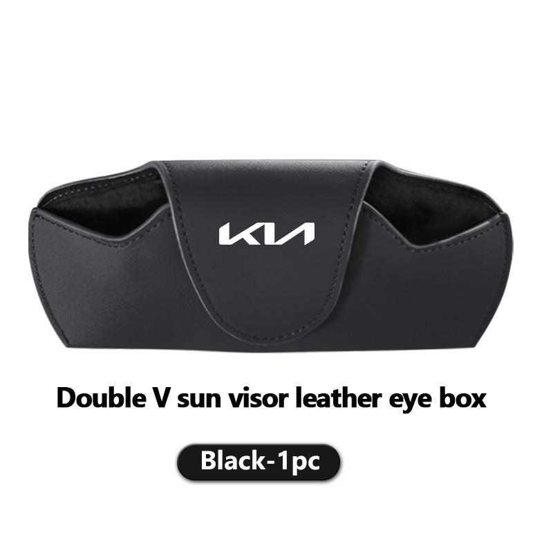 Car Glasses Case Sunglasses Storage Box Eyewear Clip Decorative Accessories For KIA Ceed Sportage Rio K5 K2 Optima Cerato VengaZZ3