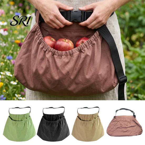 Tear-resistant Garden Bag Picking Storage with Adjustable Straps Orchard Gardening Tool Tear-Resistant Outdoor Foraging for Fruits Vegetables