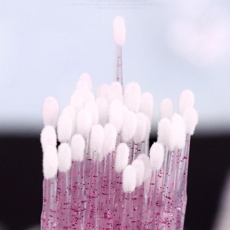 100 шт одноразовые микрощеточки для туши аппликаторы тампоны для удаления ресниц микрощеточки для наращивания ресниц кисти для макияжа инструменты