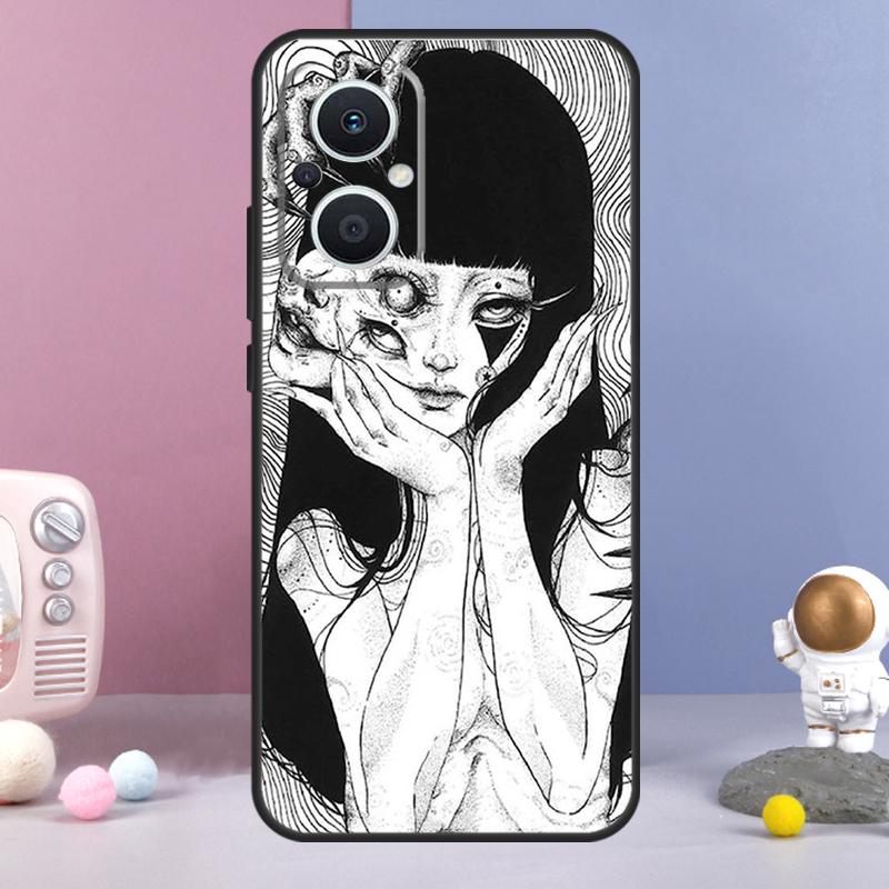 Чехол в стиле Хоррор Манга для OPPO Reno 8 Lite 11F 12F 13F 14F 10 11 12 13 14 Pro OPPO Find X9 X5 X6 X8 Pro