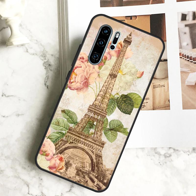 Чехол Париж Эйфелева башня для Huawei Nova 9 10 SE 3i 7i 11i 5T Y60 Y61 Y70 Y90 Y91 P20 P40 P30 Lite 11 Pro