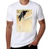 Blackbird In Snow  Koson Ikeda  1867  Woodcut Tshirt Basic Solid Tee For Daily Use