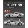 Масштаб 1/24 Ferrari 250-GTO Металлическая модель автомобиля Симуляция звука и света Ретро Спортивный автомобиль Игрушечный автомобиль Коллекция энтузиастов Подарок Украшение