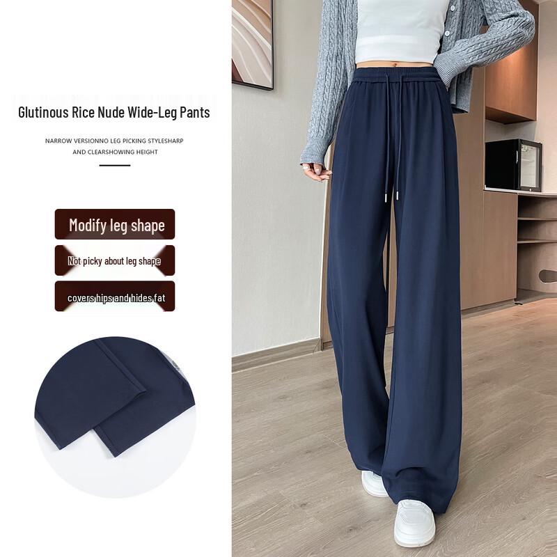 Women's High-Waisted Wide-Leg Casual Pants