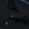 Fila Blue Series Solid Color Versatile Knitted Long Sleeve Polo Shirt Men Tops Black F11M512202F-BK