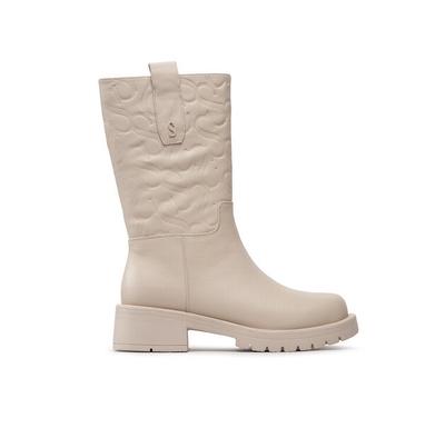 Простые ботильоны SL-26-02-000036 бежевый