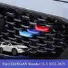 For CHANGAN Mazda CX-5 -2025 Grille Three-color Trim Strip Front Grid Patch Exterior Parts Racing Grills Accessories