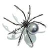 T&T Fashion Women Rhinestone Faux Pearl Spider Brooch Pin Corsage Lapel Jewelry Gift