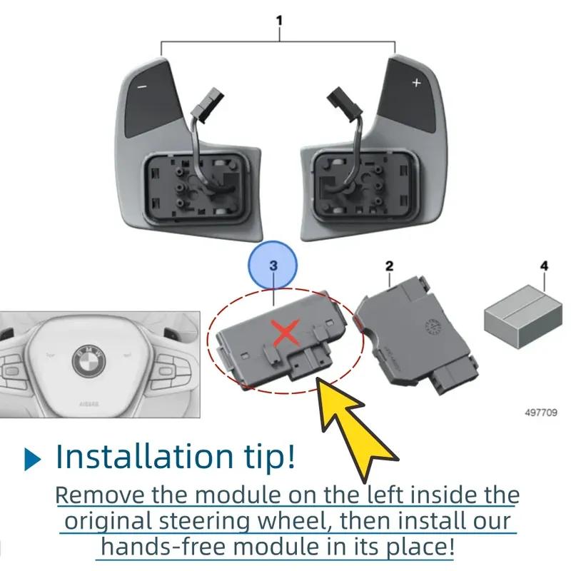 TJA Touch Free ACC PRO Automatic Cruise Module For BMW G Series X3 X4 X5 X7 G01 G02 Steering Wheel Hand Off Detection Emulator