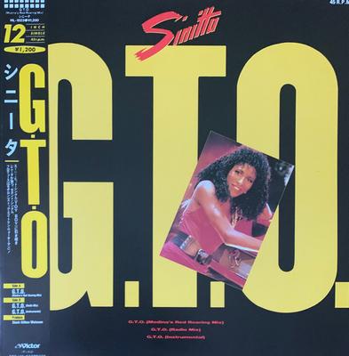 Виниловая пластинка SINITTA GTO VIL1023 Victor 1987 Япония Оби Танцевальная Электроника Б/у