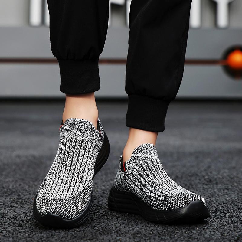 Модные и модные дышащие легкие летные тканые туфли большого размера, походная обувь, носки, обувь для спорта и отдыха на открытом воздухе