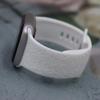 Регулируемый силиконовый ремешок для Apple Watch с вырезанным подсолнухом