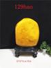 Yellow Dragon Jade Decorative Stone: Feng Shui Ornament for Home Entrance