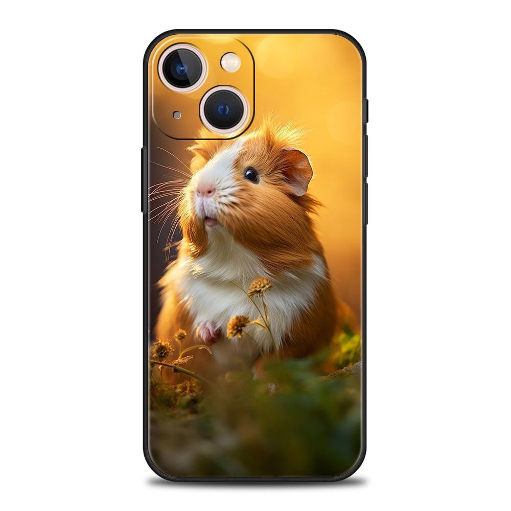 Животное Морская свинка Кави Милый чехол для телефона Для iPhone 16e 15 14 13 12 11 Pro Max XS X XR SE 7 8 Plus Чехол iPhone 16 Мягкий ТПУ Чехол