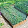 Garden Netting for Raised Beds Plant Cage Foldable Mesh with Ground Stakes
