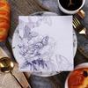 20pcs/Pac 33*33cm 2-Ply Disposable Party Napkin Floral Pattern