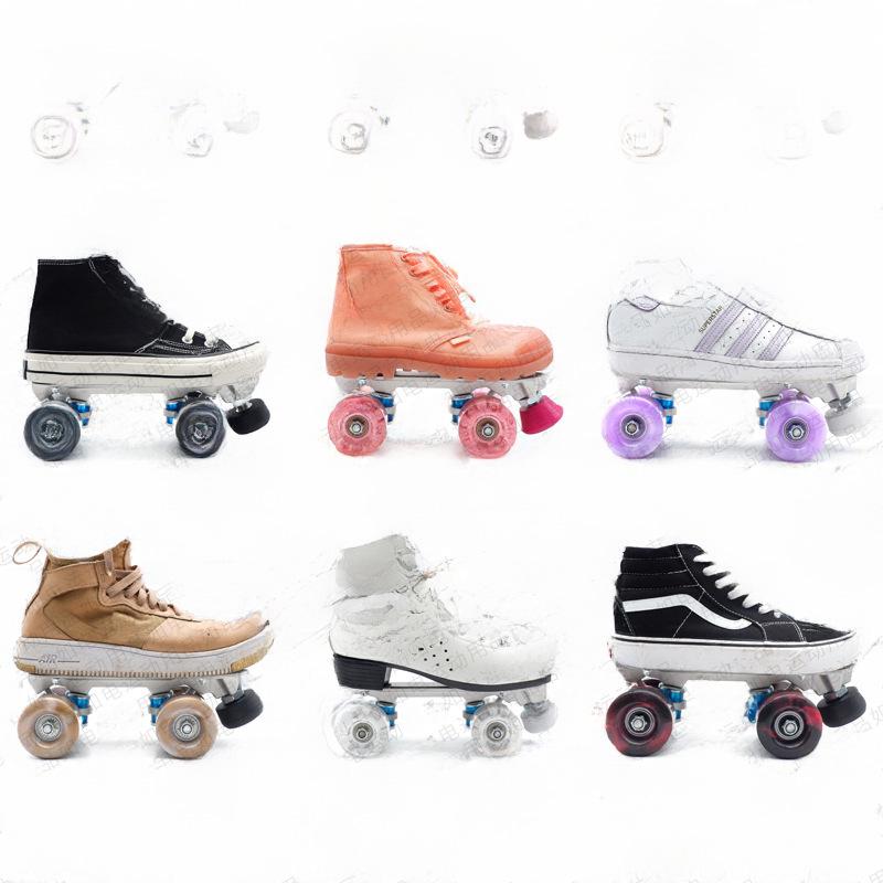 Алюминиевая двухрядная база для роликовых коньков и аксессуары