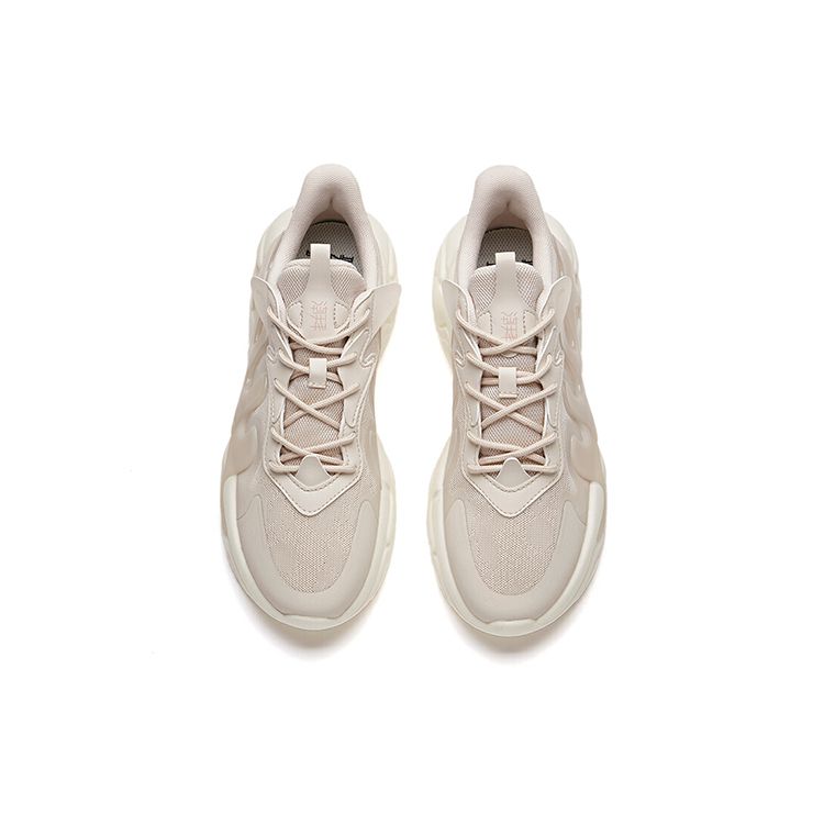 Anta Tide Worship 2.0 сетчатые повседневные дышащие амортизирующие низкие папины туфли женские кроссовки грязно-серые 122138840-3