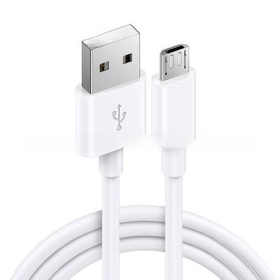 Кабель для зарядки Micro USB, 80 см, белый – совместим с устройствами Android, внешними аккумуляторами