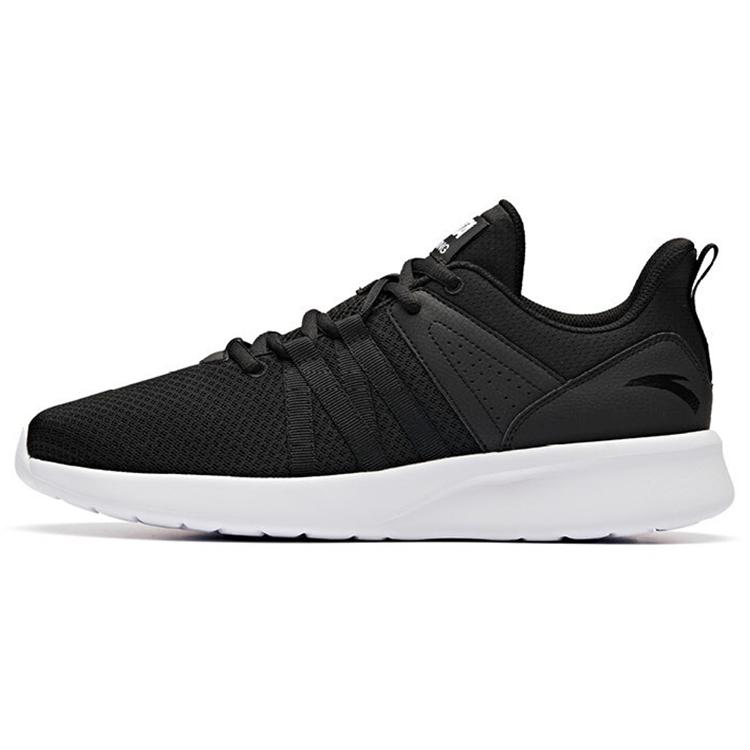 Anta Running Collection Mesh Breathable And Lightweight Low top Running Shoes Men's Black White 91915586-3