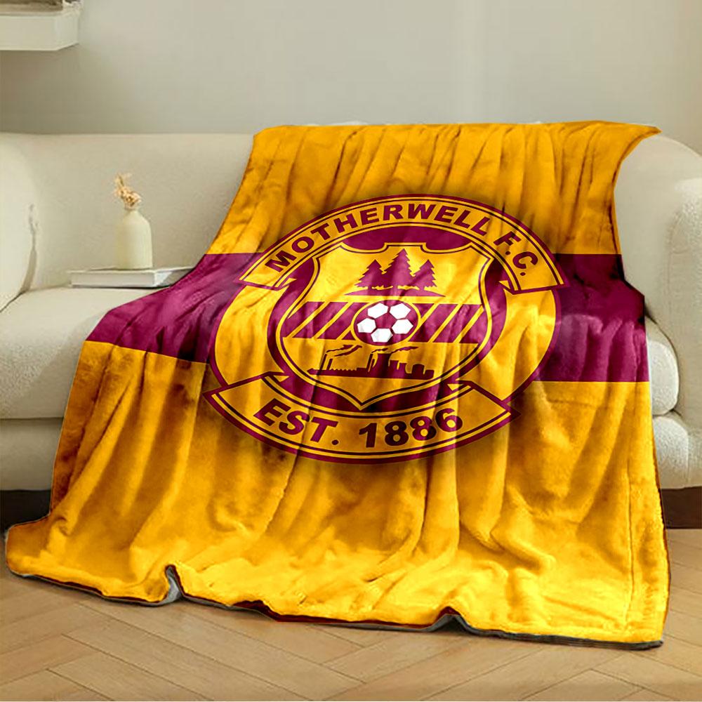 Motherwell F.C. Logo Blanket for all seasons blanket lunch break throw gift