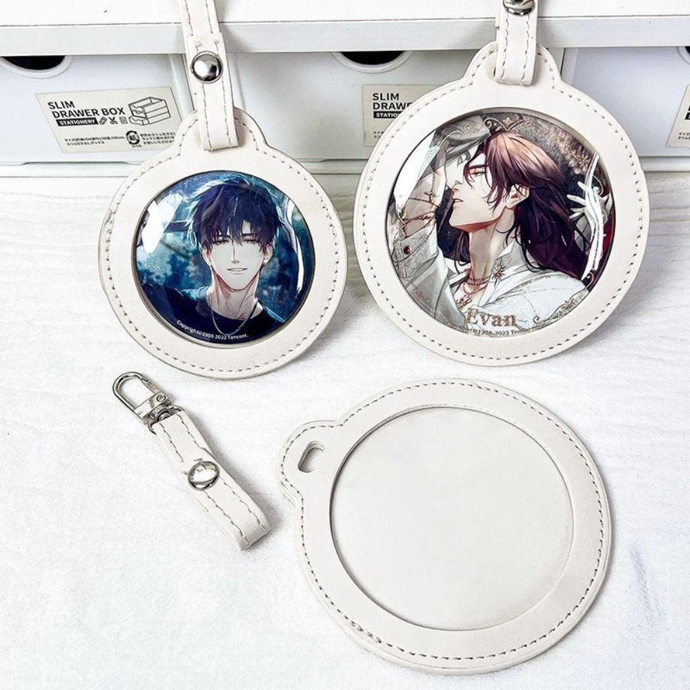 Badge Display Transparent Round Bag Idol Merchandise Storage Single Badge Itabag Girl