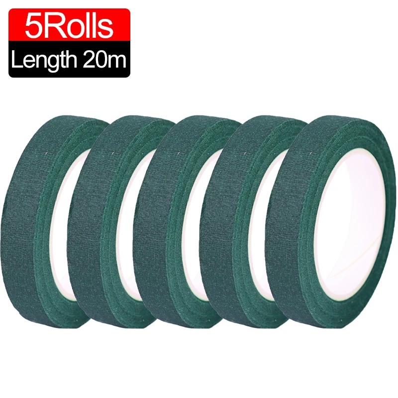 10/1Rolls Self-adhesive Bouquet Floral Stem Tape Artificial Flower Stamen Wrapping Florist Green Tapes DIY Flower Supplies