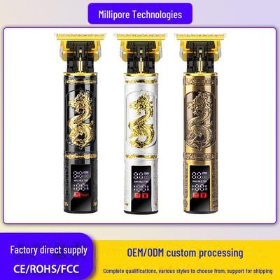 Машинка для стрижки волос Dragon Phoenix LCD - Профессиональный инструмент для бритья налысо и карвинга